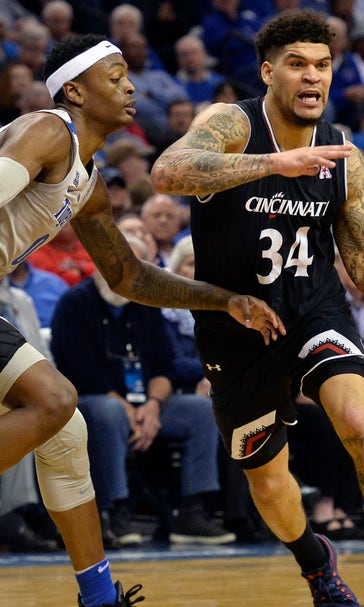 Cumberland scores 17 to lead No. 25 Cincinnati past Memphis